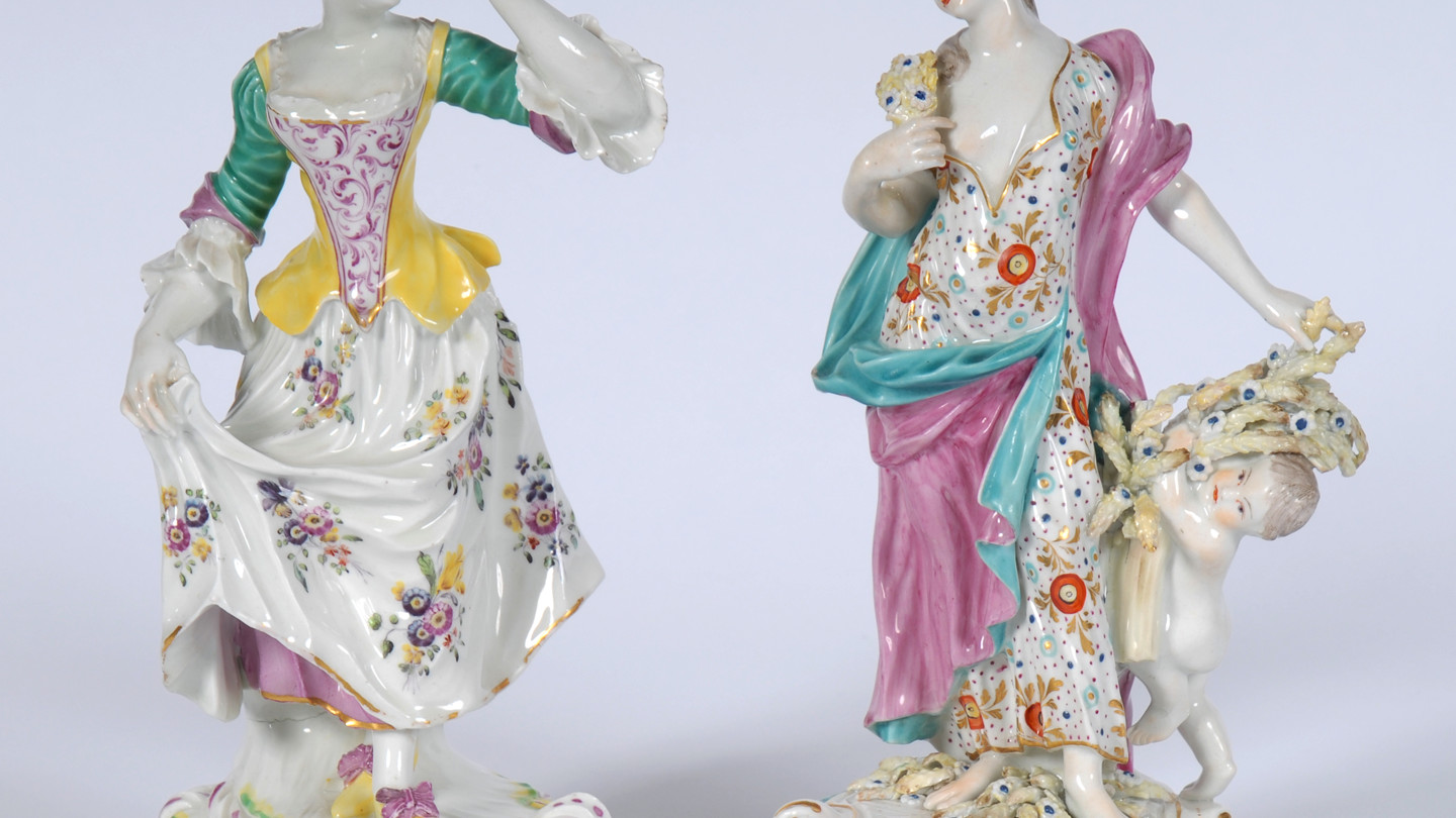 Meissen Figures Dancer Summer Circa1765