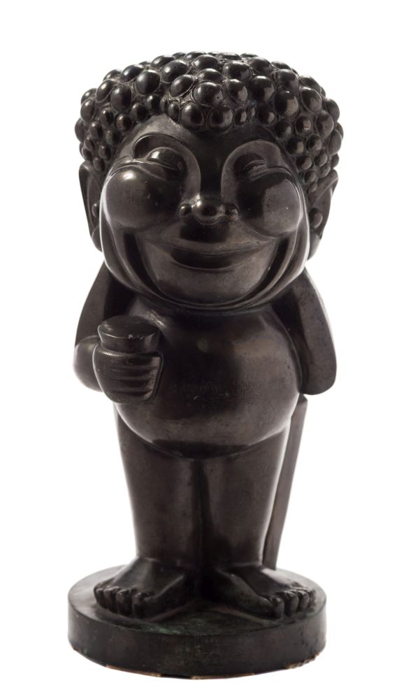 Eric Henri Kennington [British 1888 1960] Bronze Study Of Bacchus